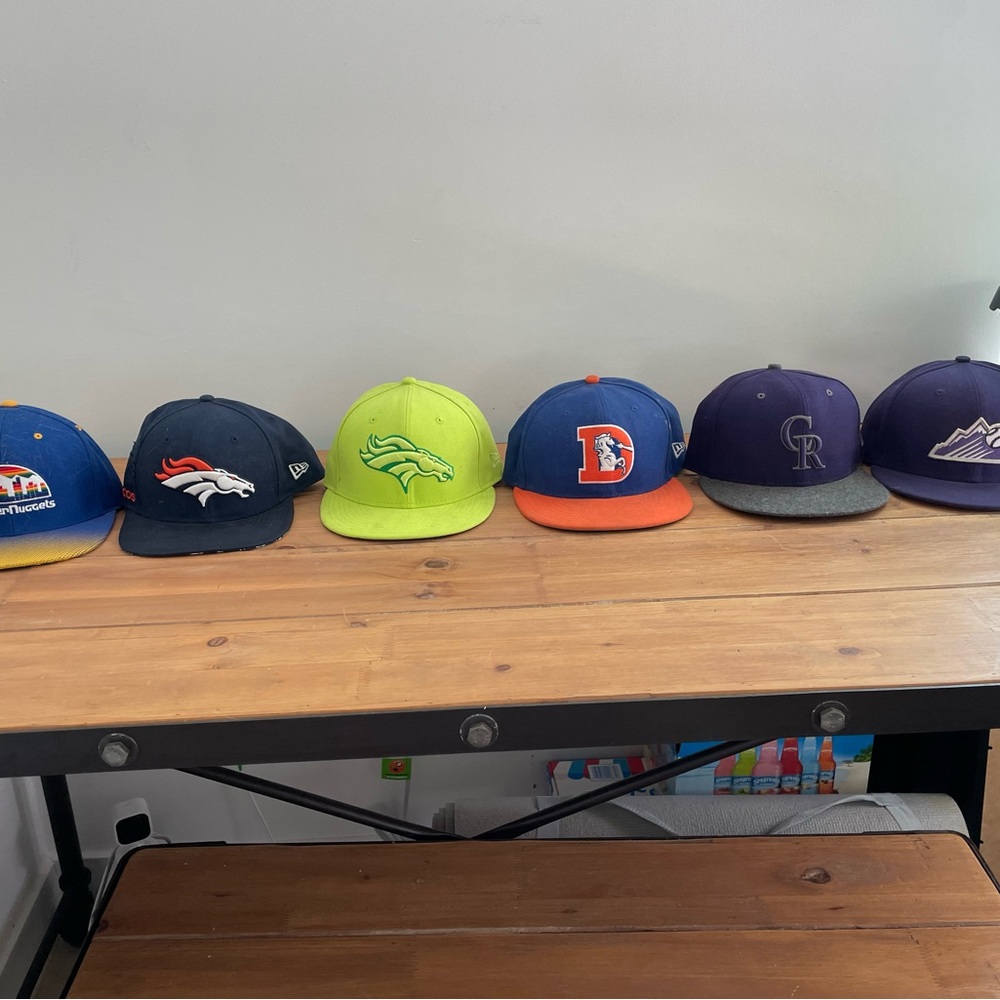 Denver hats! Both Broncos and Rockies